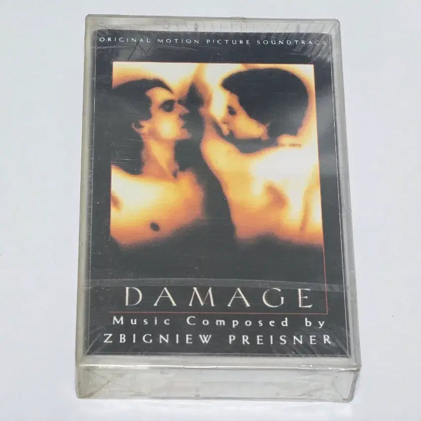 [BUNJANG] Zbigniew Preisner Damage Original Motion Picture Soundtrack Cassette Tape (Sealed) / [미개봉] 영화 데미지(Damage) OST 카세트 테이프 - 즈비그뉴