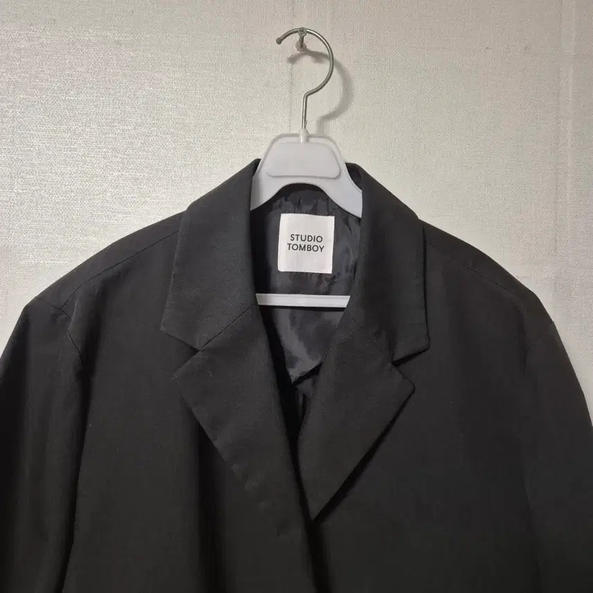 [BUNJANG] Studio Tomboy Black Short-Sleeve Jacket / 스튜디오 톰보이 블랙 반팔 자켓