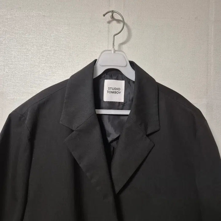 [BUNJANG] Studio Tomboy Black Short-Sleeve Jacket / 스튜디오 톰보이 블랙 반팔 자켓