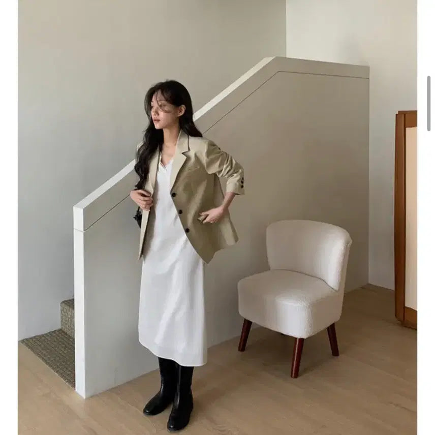 [BUNJANG] Benito Rueen Satin Long Dress / 베니토 루엔 새틴 원피스 Long ver.
