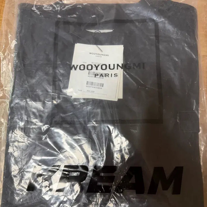 [BUNJANG] Wooyoungmi Flower Print Short Sleeve T-Shirt Black / 우영미 플라워 반팔 국화 / 38