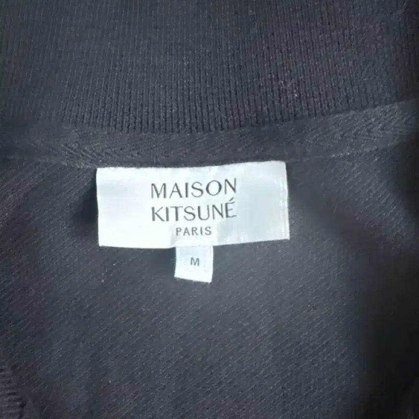 [BUNJANG] Maison Kitsuné Black Short Sleeve Polo T-Shirt / 메종키츠네 반팔 카라티 블랙