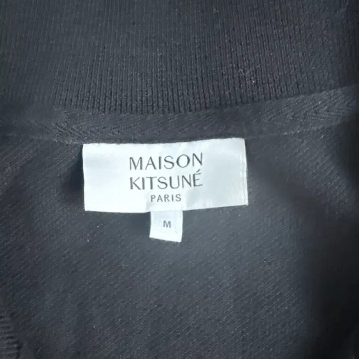 [BUNJANG] Maison Kitsuné Black Short Sleeve Polo T-Shirt / 메종키츠네 반팔 카라티 블랙
