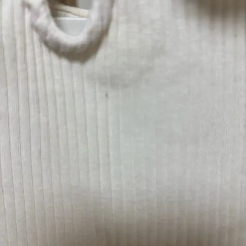 [BUNJANG] ANCROOZ Knit Short Sleeve T-Shirt White / 앙크루즈 니트 반팔 화이트
