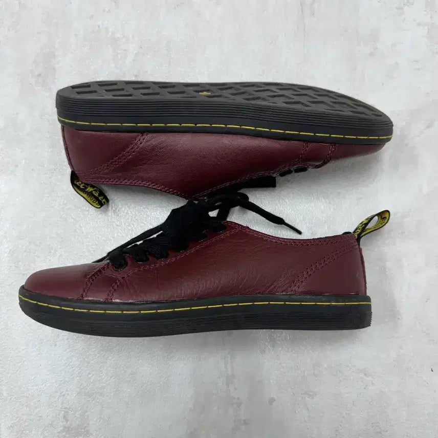 [BUNJANG] Dr. Martens Barbican Burgundy Leather Sneakers / 