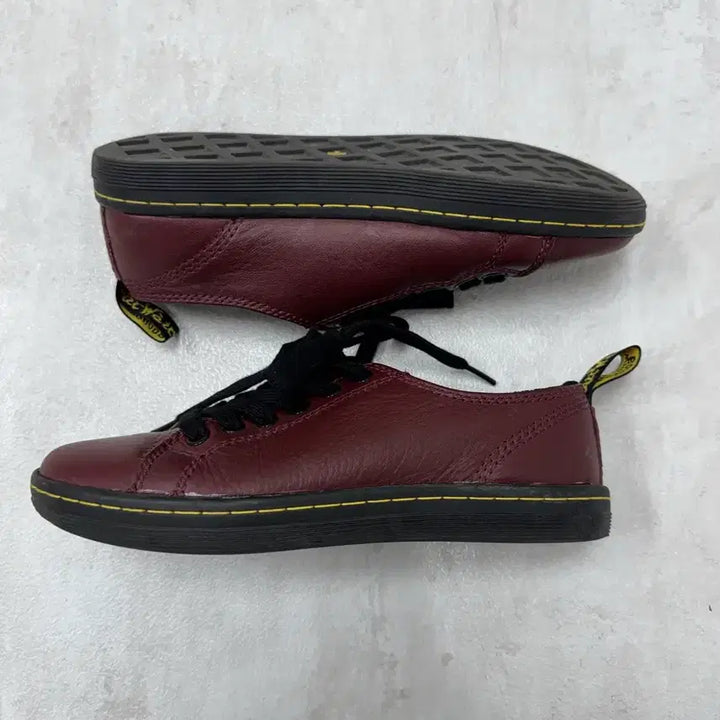 [BUNJANG] Dr. Martens Barbican Burgundy Leather Sneakers / 