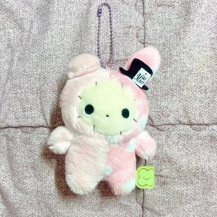 [BUNJANG] Sentimental Circus Satto Rabbit Plush Mascot Keyring Pink / 센티멘탈 서커스 삿포 토끼 인형 마스코트 키링 핑크