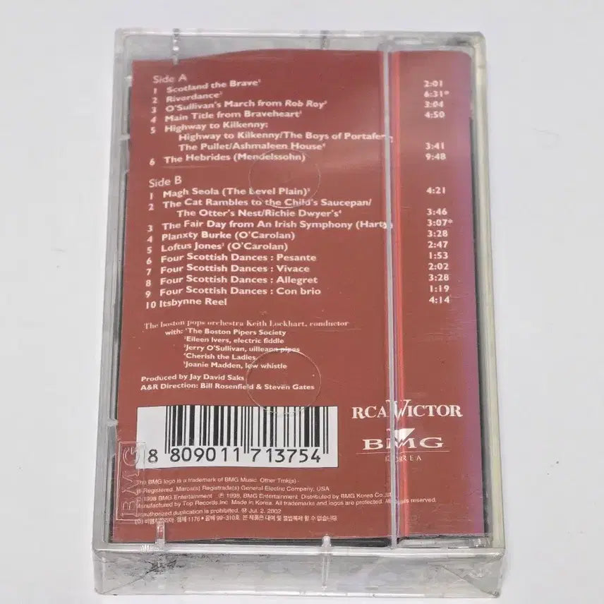 [BUNJANG] Boston Pops Orchestra The Celtic Album Cassette Tape (Sealed, Rare) / [미개봉/희귀] 보스턴 팝스 오케스트라 - The Celtic Album