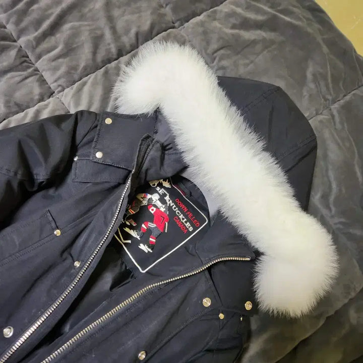 [BUNJANG] Moose Knuckles Black Down Parka Coat / 무스너클 블랙 패딩 다운 코트