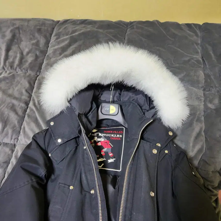 [BUNJANG] Moose Knuckles Black Down Parka Coat / 무스너클 블랙 패딩 다운 코트