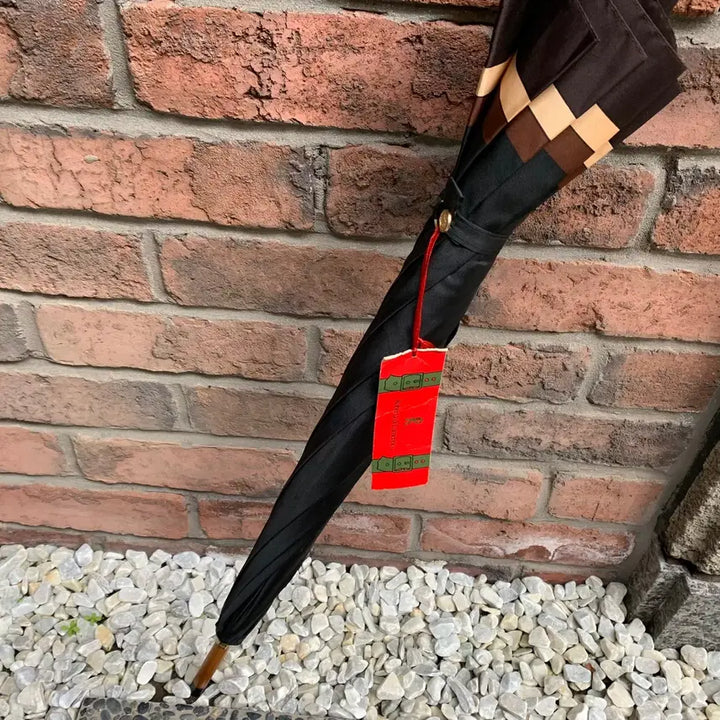 [BUNJANG] Roberta di Camerino Mahogany Wood Handle Long Umbrella / ROBERTA 로베르타디까메리노 마호가니 우드핸들 장우산 우양산 A330
