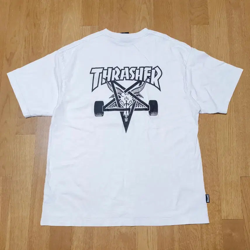 [BUNJANG] Thrasher Back Logo T-Shirt / [L] 트래셔(THRASHER) 백로고 티셔츠