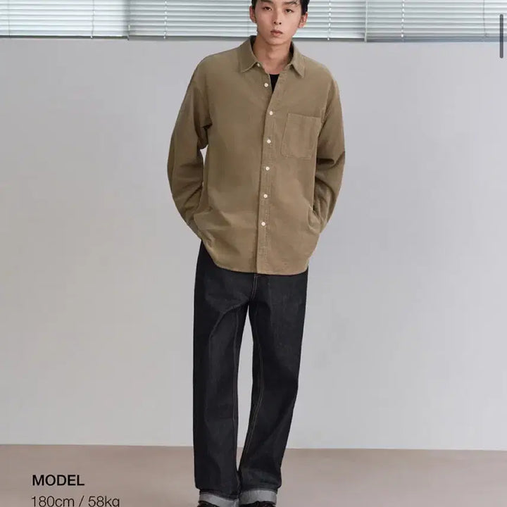 [BUNJANG] Musinsa Standard Corduroy Shirt Beige Regular Fit / 무신사스텐다드 코로듀이 셔츠 판매합니다