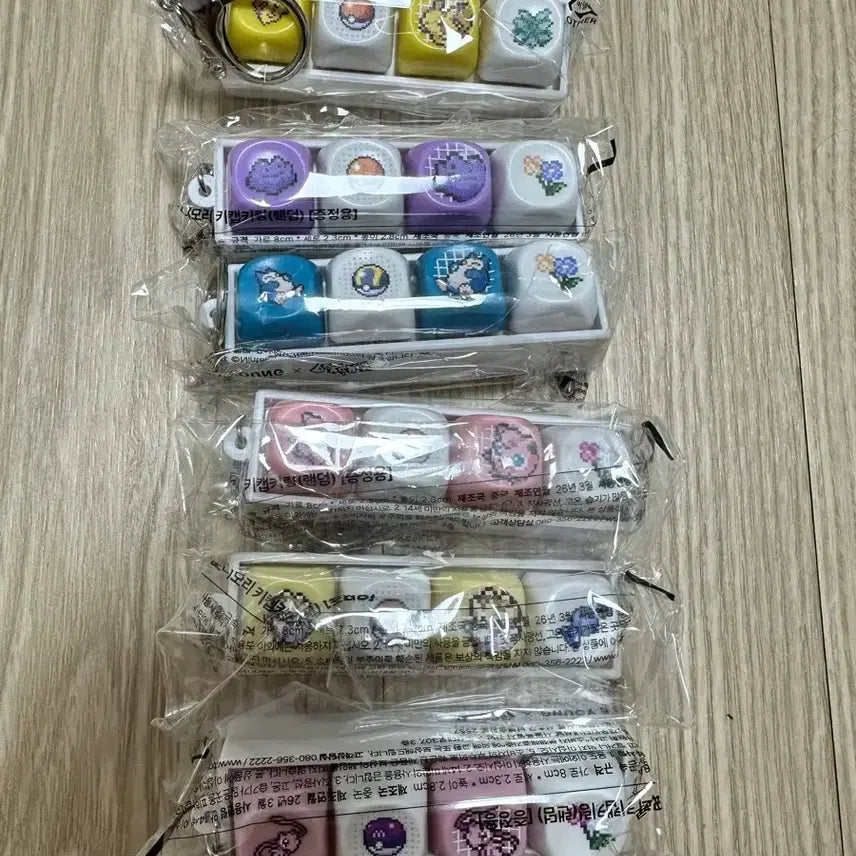 [BUNJANG] Tony Moly Key Cap Keyring 6종 Full Set (Unsealed) / 올리브영 토니모리 키캡키링 6종 풀세트 미개봉