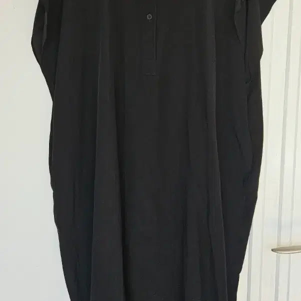 [BUNJANG] COS Black Silk Shirt Dress / COS 블랙 실크 셔츠 원피스