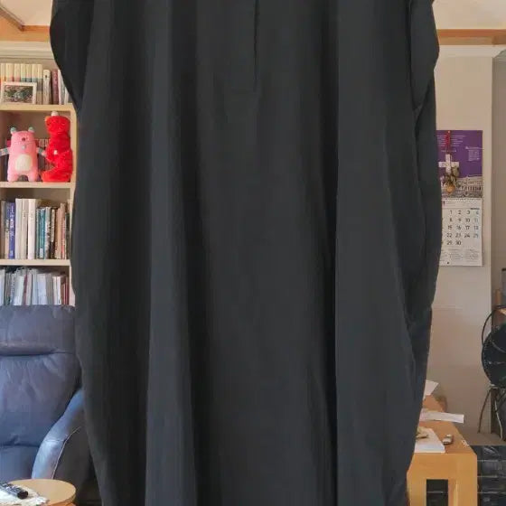 [BUNJANG] COS Black Silk Shirt Dress / COS 블랙 실크 셔츠 원피스