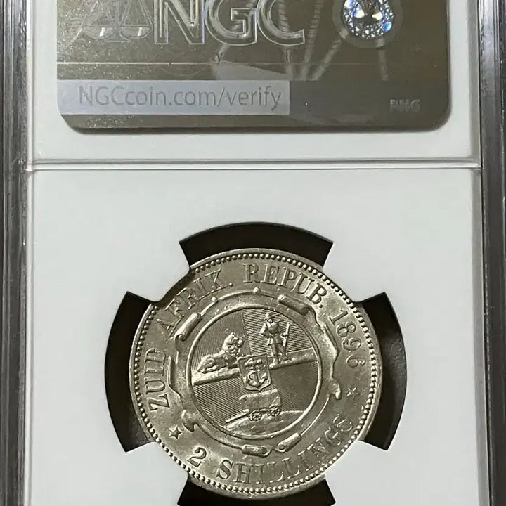 [BUNJANG] NGC 1897 South Africa 2 Shillings MS 62 / NGC 1897년 남아공 2실링 MS 62