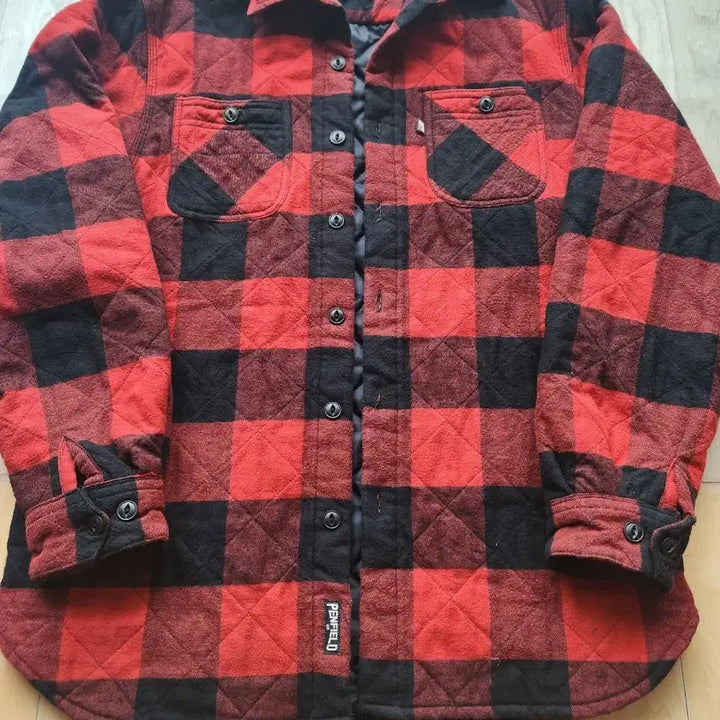 [BUNJANG] Penfield 40th Anniversary Red Check Quilted Shirt (L) / 펜필드 40주년 기념 레드 체크 누빔 셔츠 L