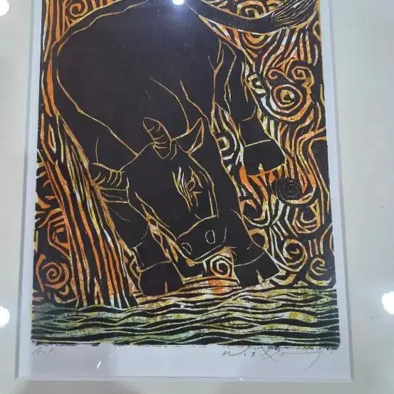 [BUNJANG] Authentic Print Framed (56x63 cm) / 56   63 센치 사진되로 진품  판화입니다
