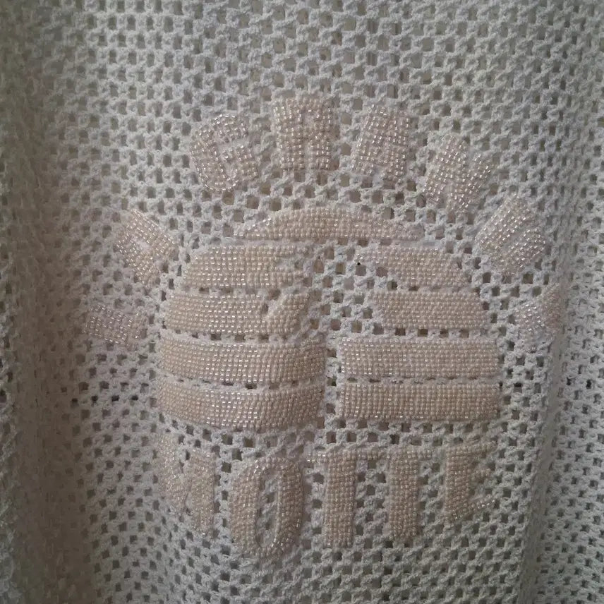 [BUNJANG] Ozssecon Ivory Net Dress Size 55 / 오즈세컨 아이보리색 그물 원피스 55
