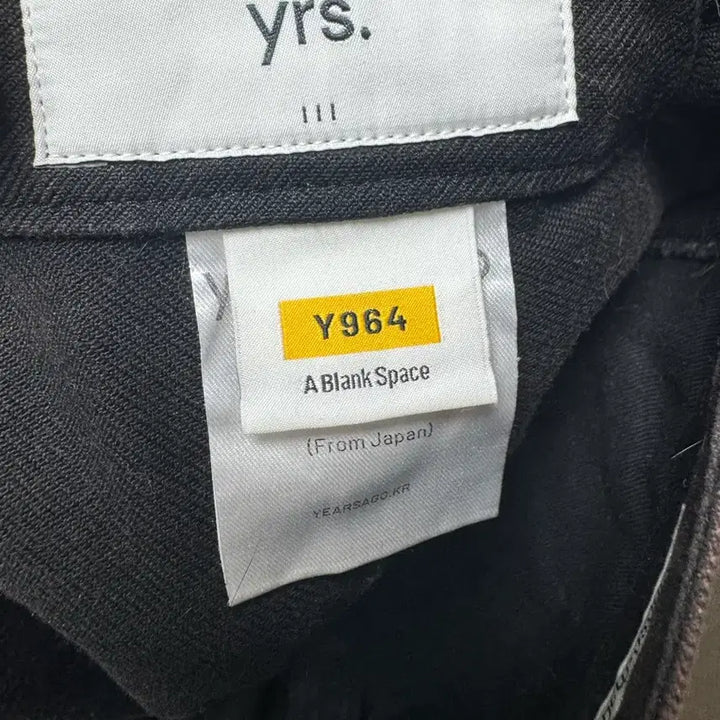 [BUNJANG] Years Ago Y964 Work Pants Black Size 3 / 이얼즈어고 y964워크팬츠 블랙3사이즈 팝니다