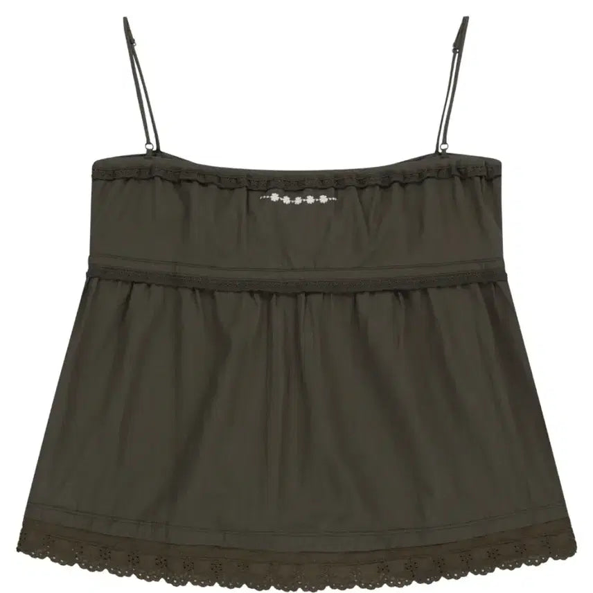 [BUNJANG] Coyseio Solar Sleeveless Brown Top / Coyseio solar sleeveless brown  코이세이오 솔라