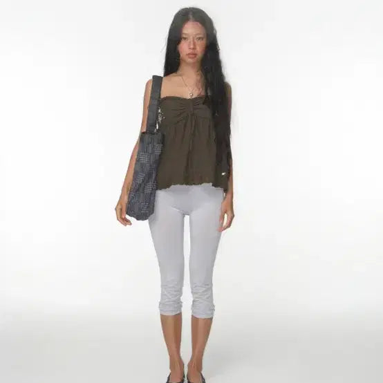 [BUNJANG] Coyseio Solar Sleeveless Brown Top / Coyseio solar sleeveless brown  코이세이오 솔라