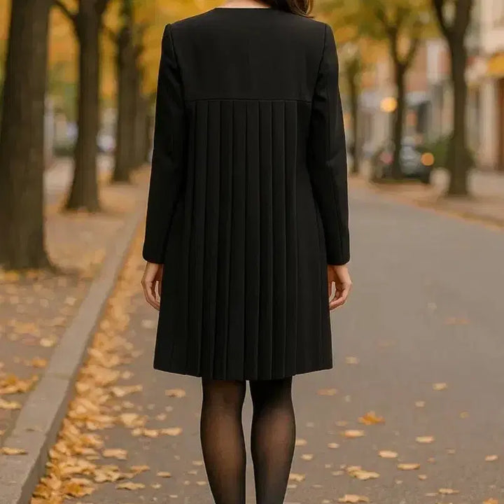 [BUNJANG] Sandro Perone Minimal Lapel-less Coat Jacket / 이태리 수입 산드로 페로네 미니멀 노카라 코트 하객룩 고급핏 자켓