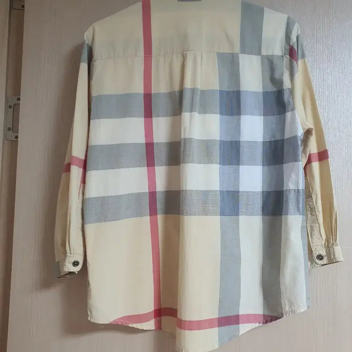 [BUNJANG] Burberry Check 7/10 Sleeve Shirt / 버버리 체크 7부 남방셔츠 (정품입니다)
