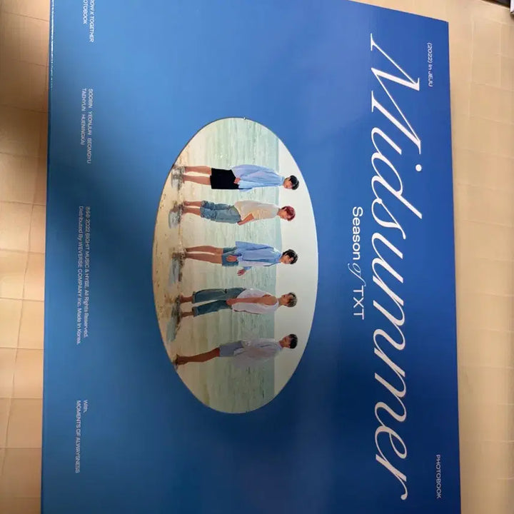[BUNJANG] TXT Midsummer Photobook Full Set (Sky Blue Ver.) / Txt 투바투 미드써머 포토북 풀셋(sky blue ver)