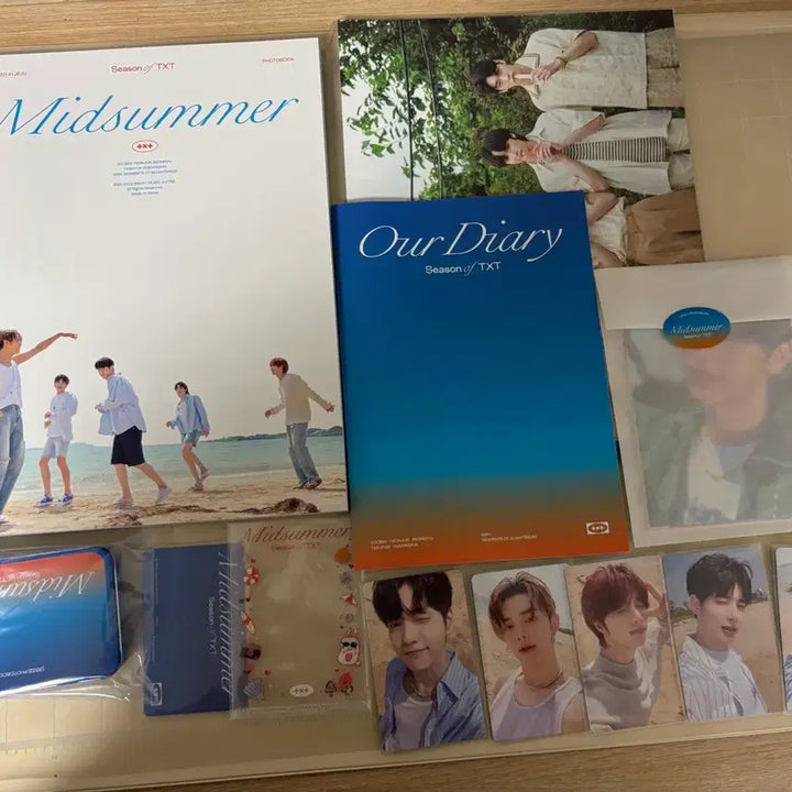[BUNJANG] TXT Midsummer Photobook Full Set (Sky Blue Ver.) / Txt 투바투 미드써머 포토북 풀셋(sky blue ver)