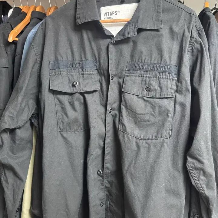 [BUNJANG] WTAPS 22 Season Black Shirt Size 4 / 더블탭스 wtaps 22시즌 블랙셔츠 4사이즈