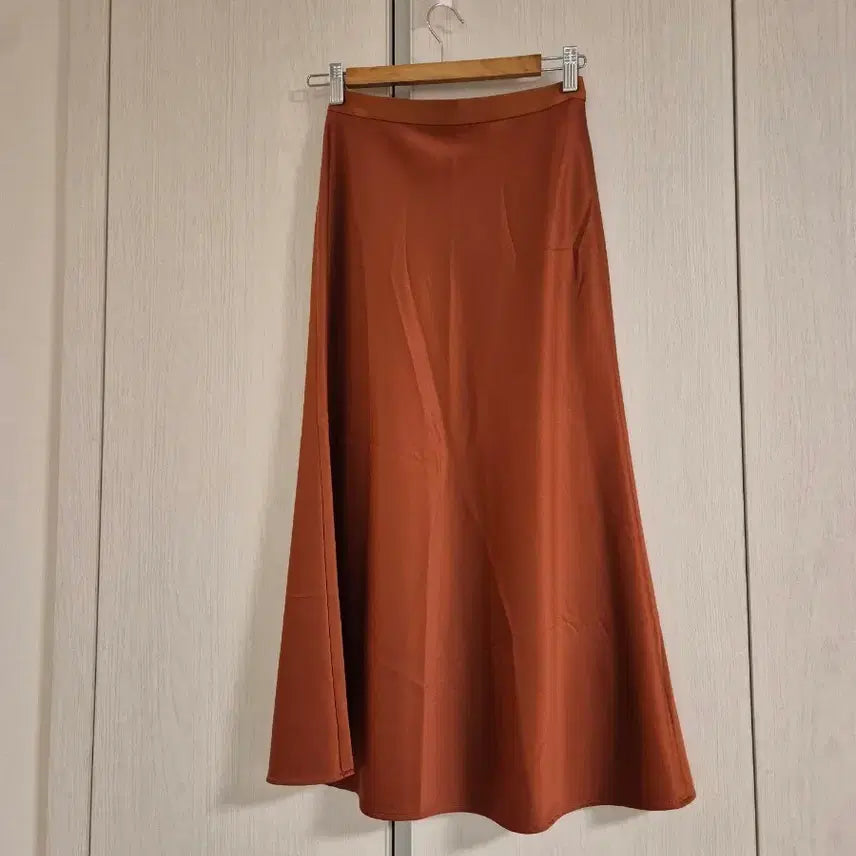 [BUNJANG] SIE Long Flare Skirt - Brown / sie 시에 롱 스커트