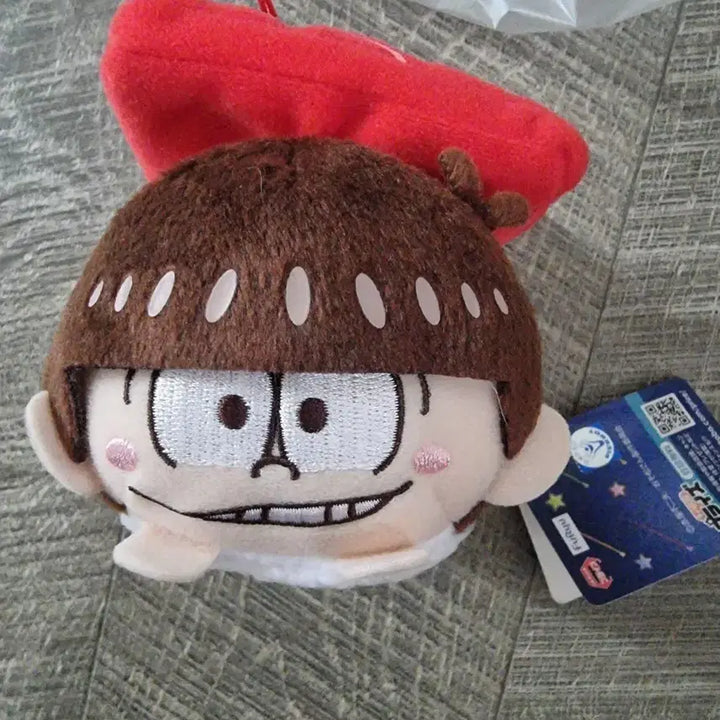[BUNJANG] Osomatsu-san Matsuno Osomatsu Plush Keychain / 오소마츠상 인형 마츠노 오소마츠 키링