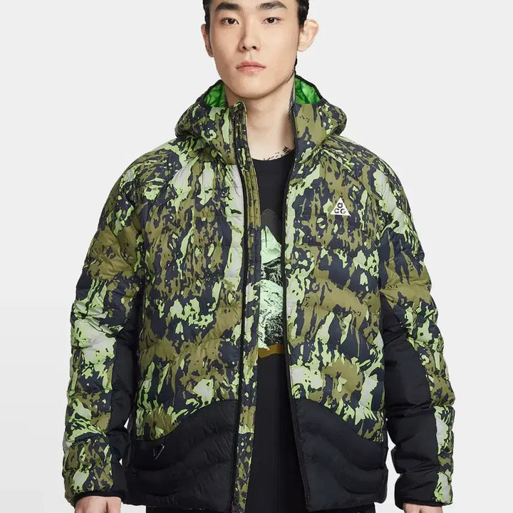 [BUNJANG] Nike ACG Lava Flow Puffer Jacket College Grey M / 나이키 ACG 라바플로우 컬리지 그레이 M 95