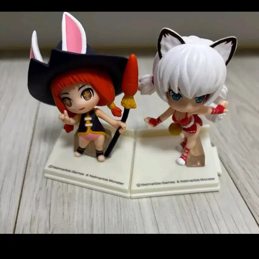 [BUNJANG] Monster Tamers Bishoujo Character Figure Set (2 Types) / 몬스터길들이기 미소녀 캐릭터 피규어 2종 세트