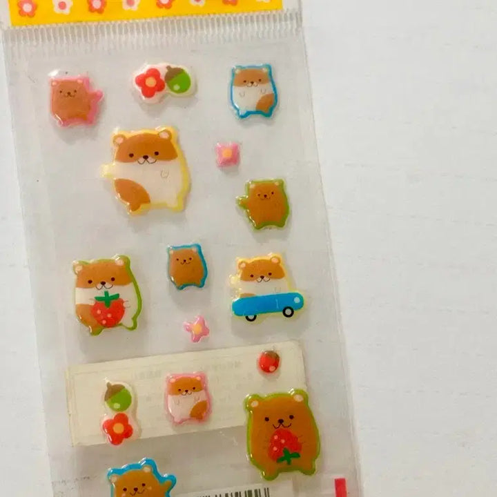 [BUNJANG] Heisei Retro Ham-chan Hamster Sticker / 헤이세이 고전햄 햄스터 햄짱 스티커
