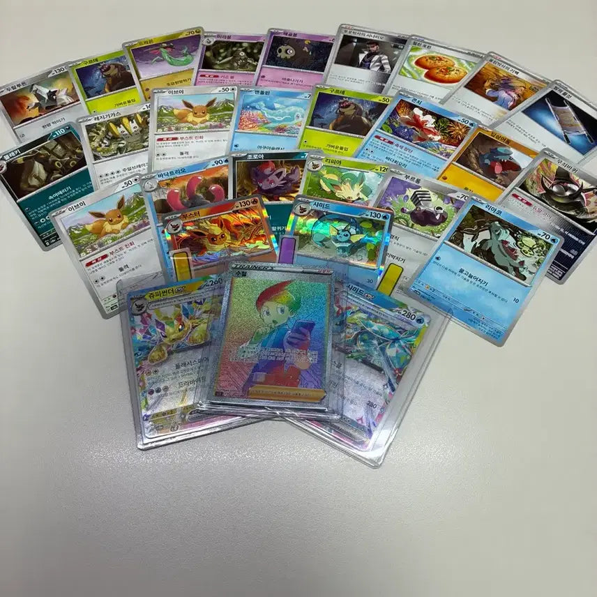 [BUNJANG] Pokemon Card Set V 2 Cards + Trainer Cards / (HR 확정!)포켓몬 카드 V 2장 + 트레이너스 7천원 특가