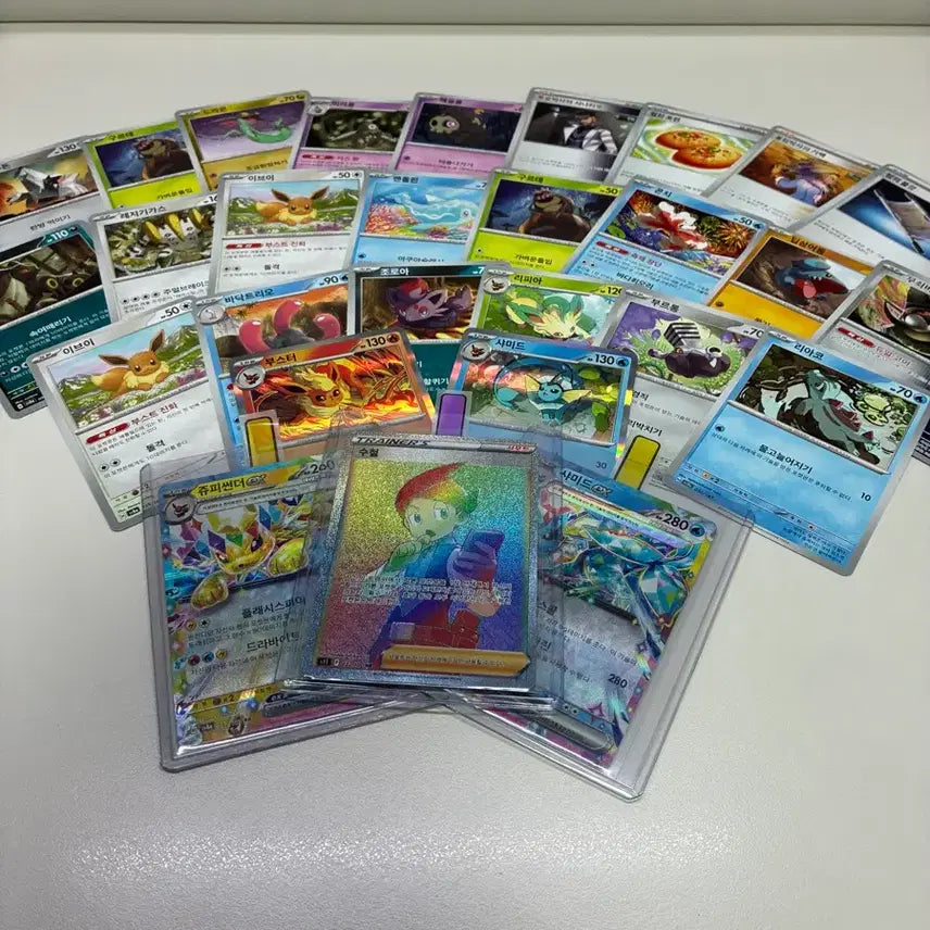 [BUNJANG] Pokemon Card Set V 2 Cards + Trainer Cards / (HR 확정!)포켓몬 카드 V 2장 + 트레이너스 7천원 특가