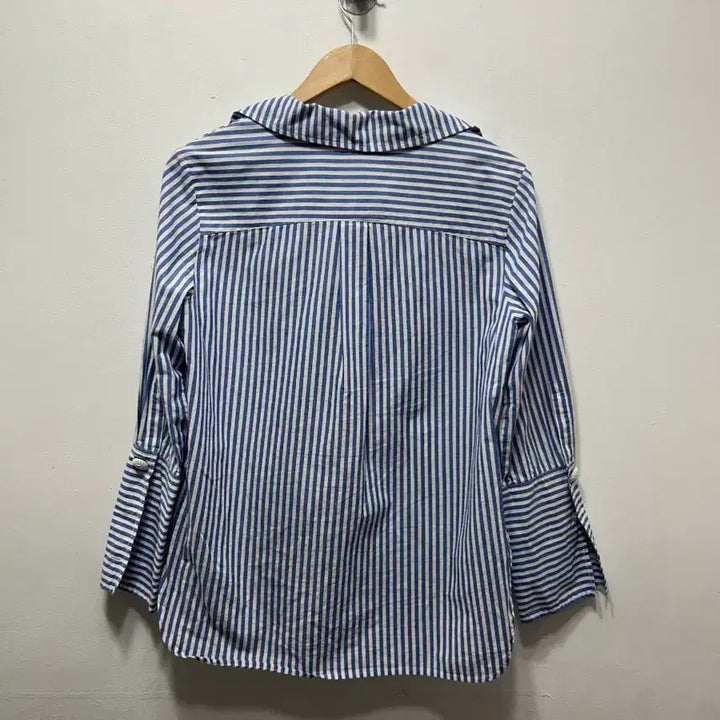 [BUNJANG] DEWL Stripe Asymmetric Shirt / DEWL스트라이프 언발란스 셔츠 55