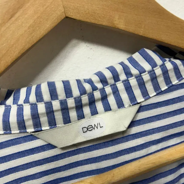 [BUNJANG] DEWL Stripe Asymmetric Shirt / DEWL스트라이프 언발란스 셔츠 55