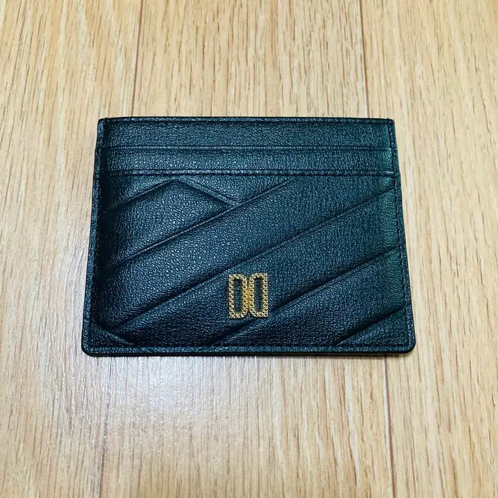 [BUNJANG] Daks Black Quilting Card Wallet Full Box / 닥스 블랙 퀼팅 카드지갑 풀박
