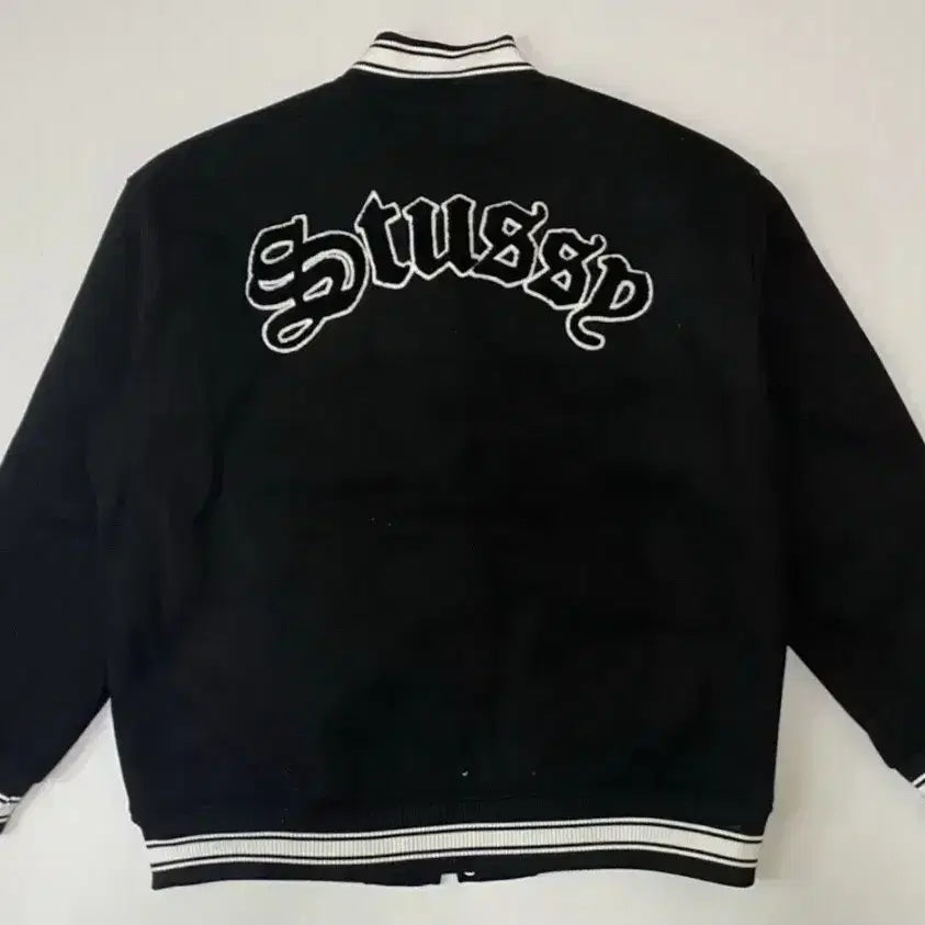 [BUNJANG] Stussy Stadium Jacket Black L / 스투시 스타디움 자켓 L 블랙