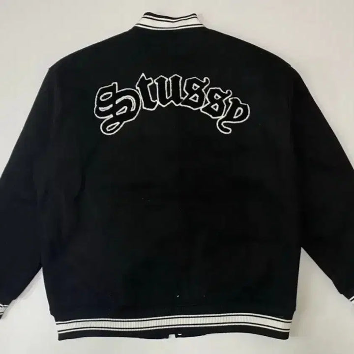 [BUNJANG] Stussy Stadium Jacket Black L / 스투시 스타디움 자켓 L 블랙