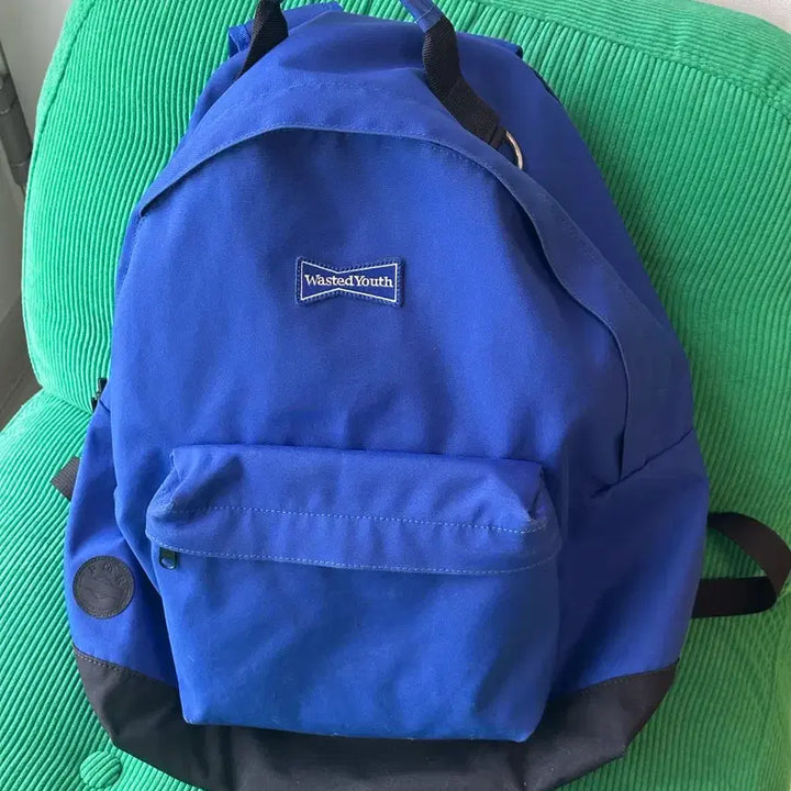 [BUNJANG] Porter Wasted Youth Daypack Backpack Blue / 포터 Wasted Youth 블루 백팩