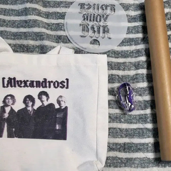 [BUNJANG] Alexandros VIP Goods Eco Bag, Signed Poster, Rubber Band / [Alexandros] 알렉산드로스 내한 VIP 굿즈