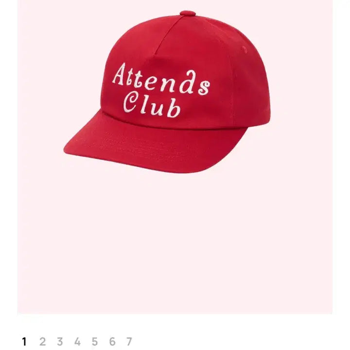 [BUNJANG] Attend Club Red Cap / attends club cap red