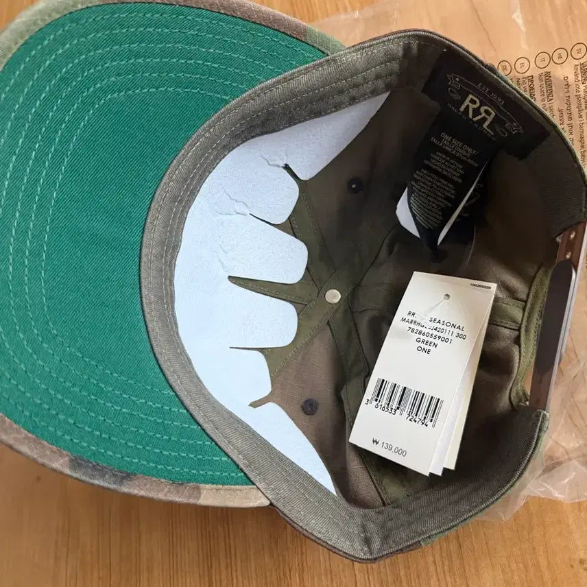 [BUNJANG] RRL Garment Dyed Twill Camouflage Ball Cap / RRL 더블알엘 가먼트 다잉 트윌 카모플라주 볼캡 새상품