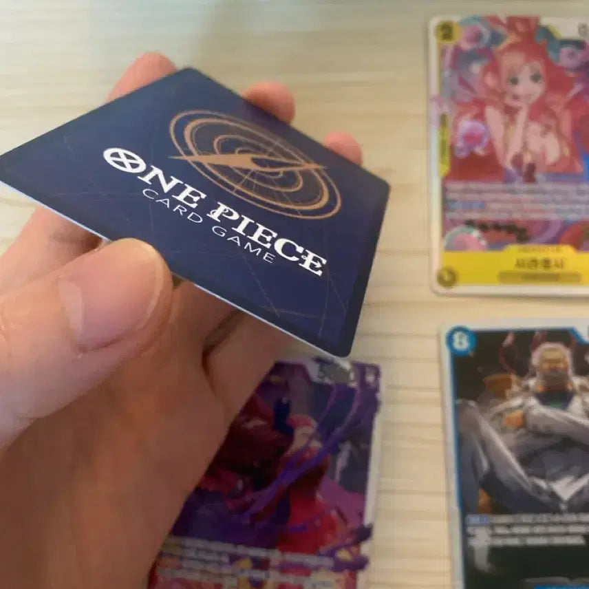 [BUNJANG] One Piece Card Super Rare Bundle Set (Shirahoshi, Garp, Law, Reiju) / 원피스 카드 슈퍼레어 4장 일괄