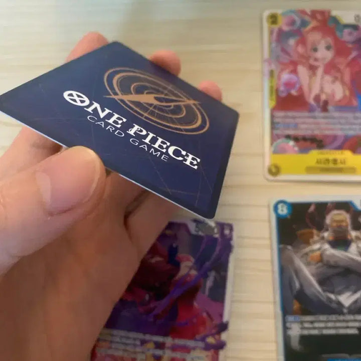 [BUNJANG] One Piece Card Super Rare Bundle Set (Shirahoshi, Garp, Law, Reiju) / 원피스 카드 슈퍼레어 4장 일괄